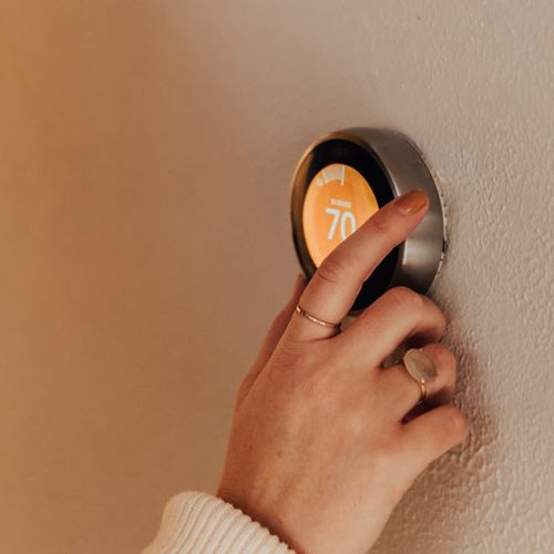 Keep warm with our easy to use Nest thermostat