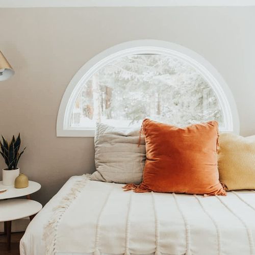 Forest views from each window with occasional moose sightings