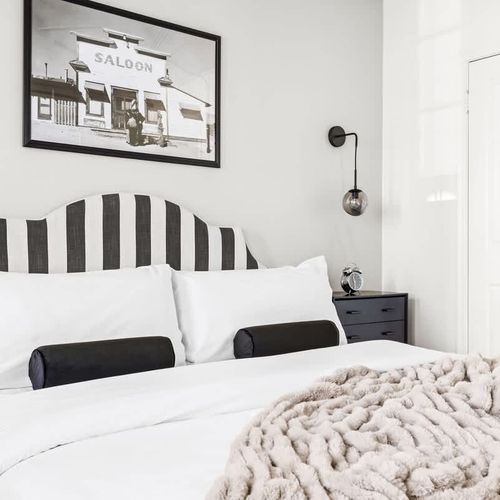 Bedroom 1 has a king bed