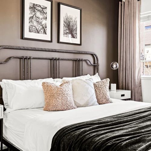 Bedroom 2 has a king bed