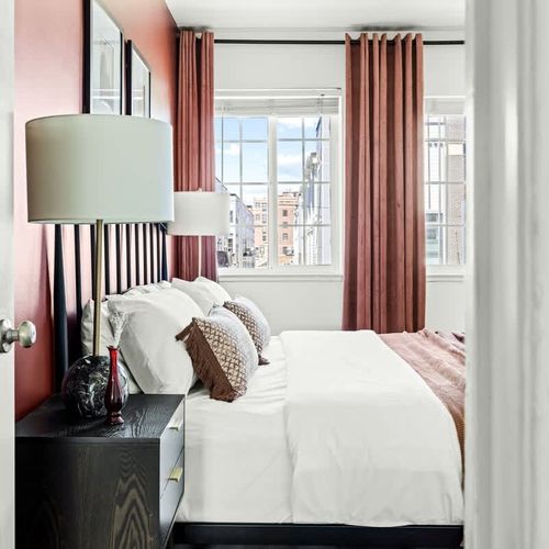 Bedroom 2 has a king bed