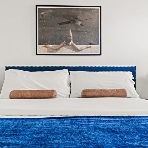 Bedroom 1 has a king bed