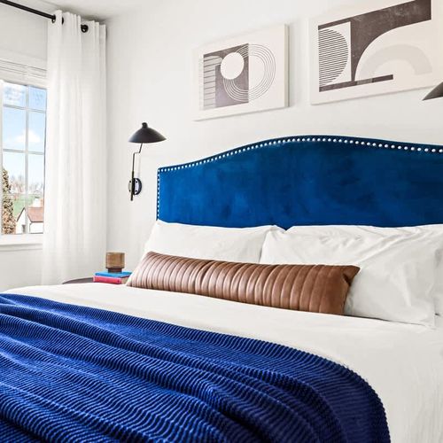 Bedroom 2 has a king bed