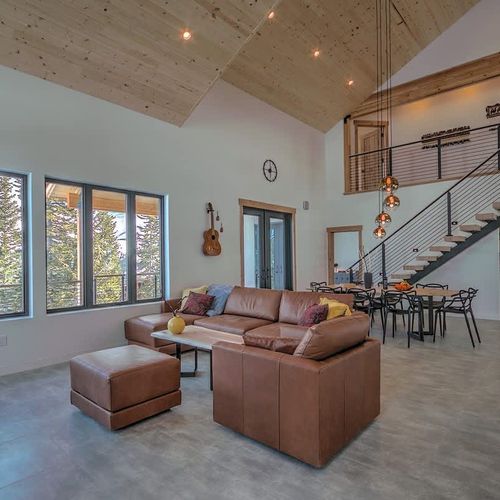 Main living and dining area