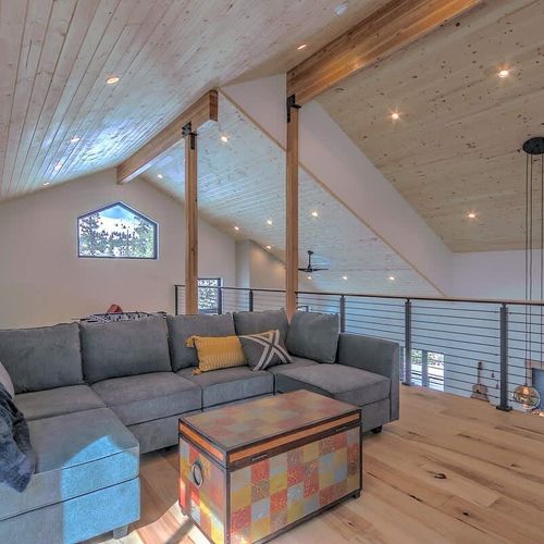 Upstairs living area seating