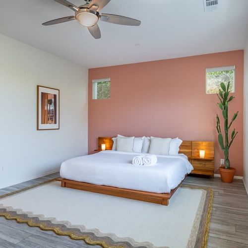 Spacious primary bedroom