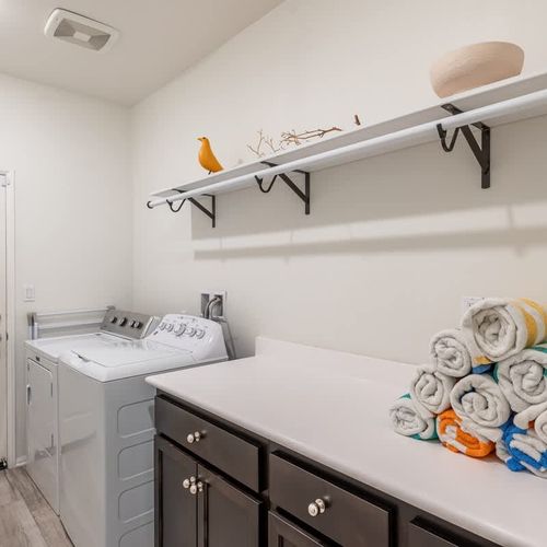 Laundry area