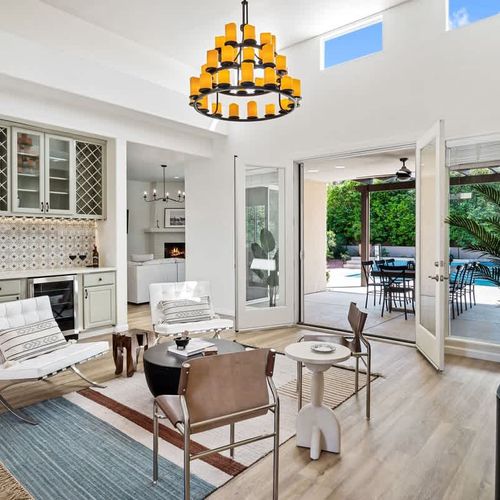 Foyer and outdoor space