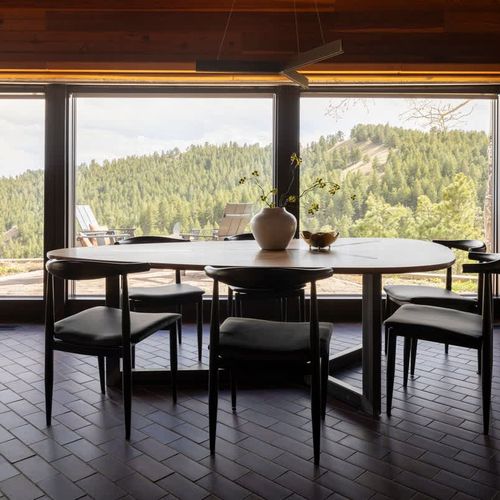 View from dining table