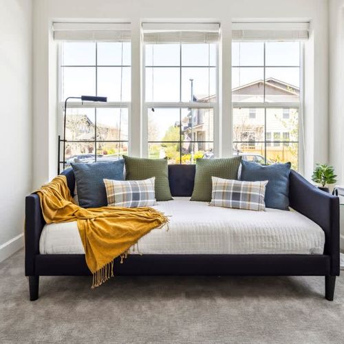 Twin day bed in the office