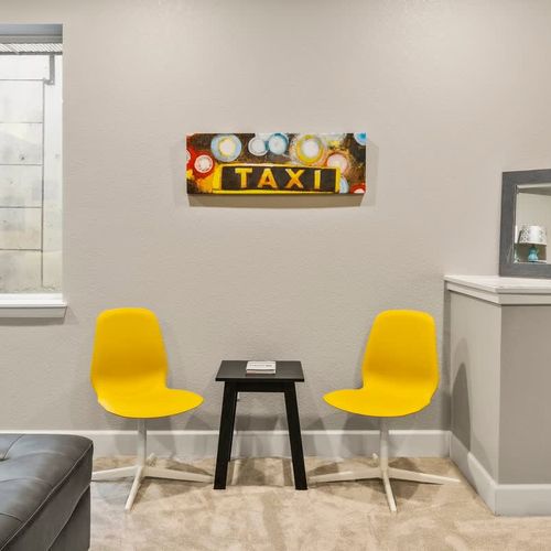 Lower level living area