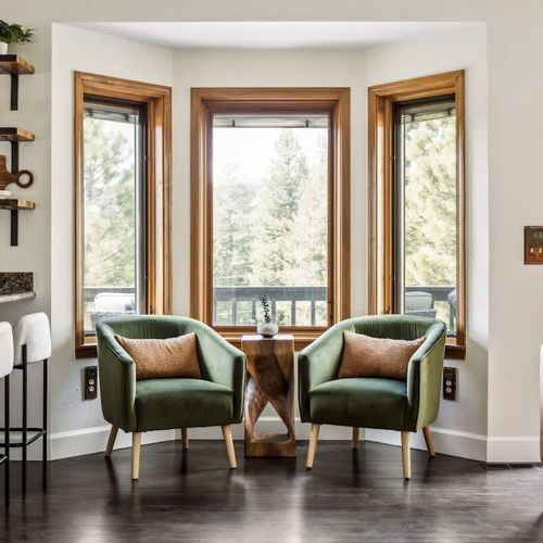 Main-level living area seating