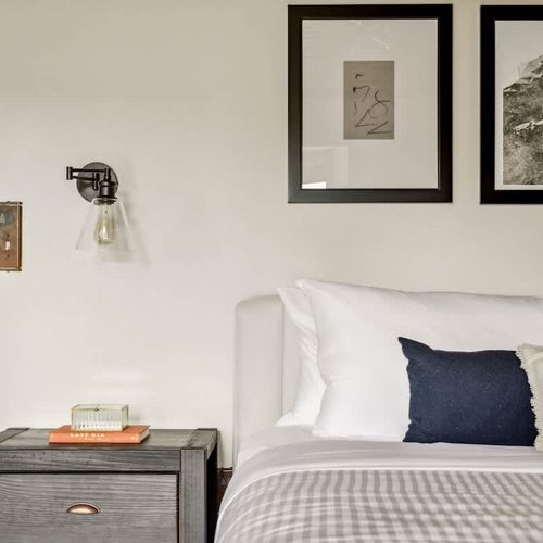 Primary bedroom decor