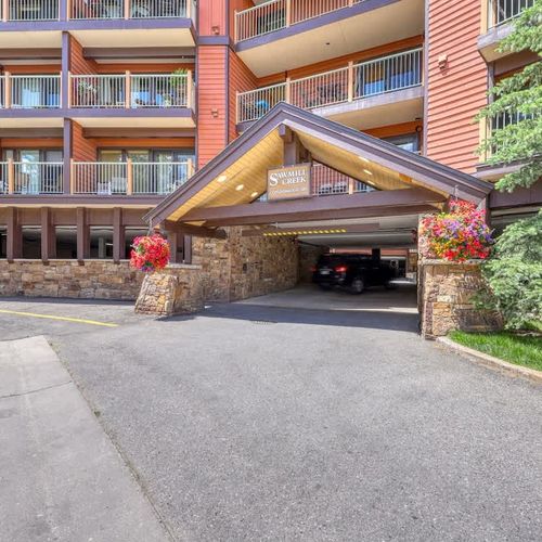 Entrance to condo complex