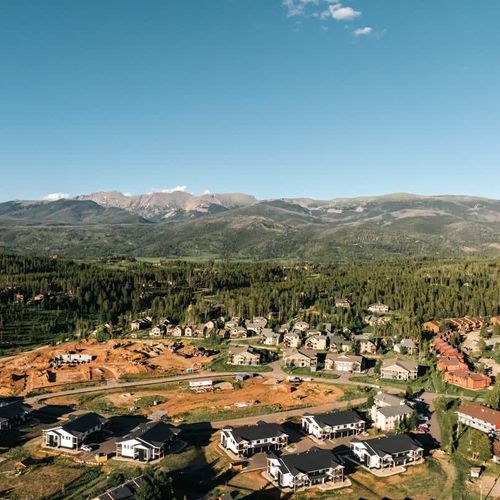 Aerial of neighborhood and Fraser Valley areas
