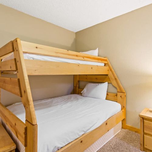 Twin over full bunk in bedroom 2