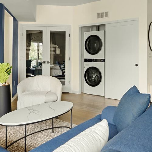 Stackable washer and dryer