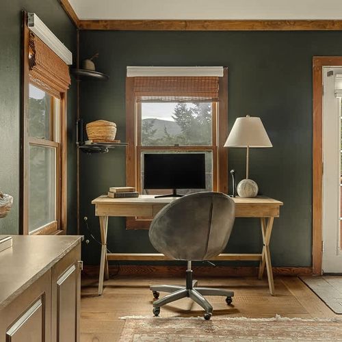 Office with workstation