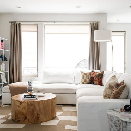 Couch in living area