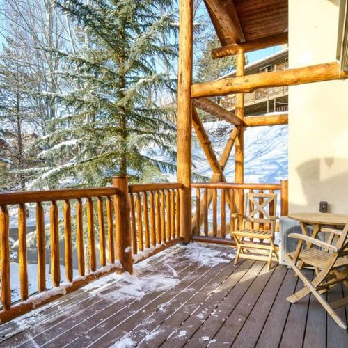 Balcony off of living area