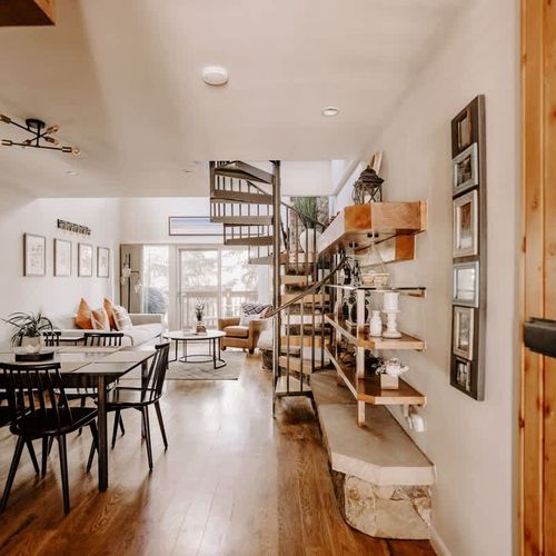 Walking into the unit