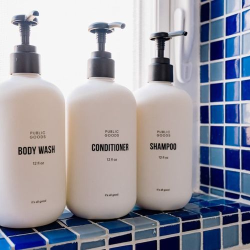 We’ve partnered with Public Goods to provide quality eco friendly products to our guests