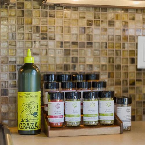 A well seasoned stay, full spice kits and all the seasonings provided by sustainably sourced and fair traded, Savory Spice.