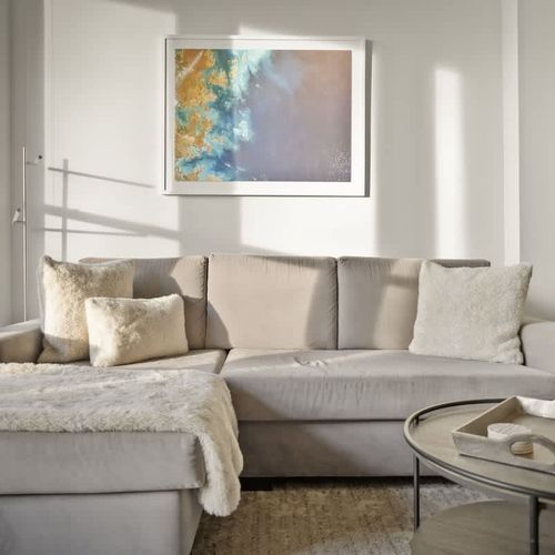 Comfortable seating in the living area