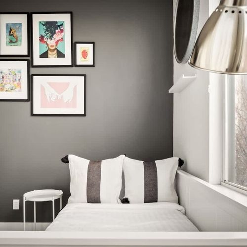 3rd floor bedroom with twin daybed + twin trundle