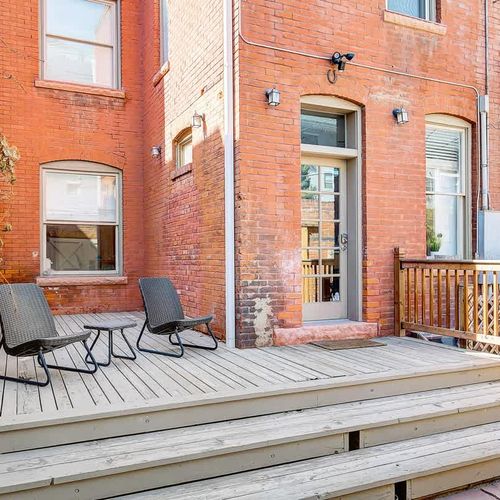 Back Porch with Seating