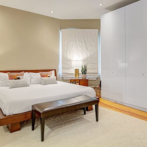 Master Bedroom with King Bed & Closet Storage