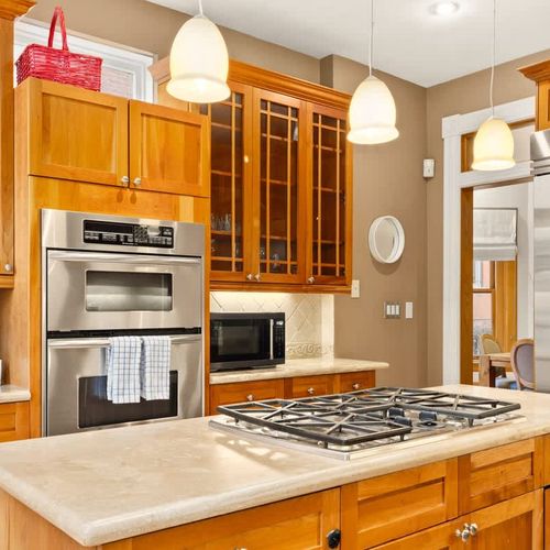Kitchen with Stainless Steel Appliances on the Main Level