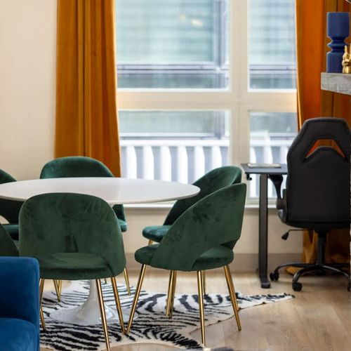 Dining area and workspace