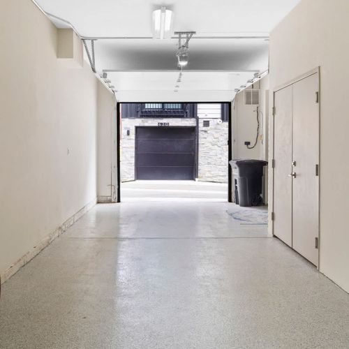 Attached 1-car garage, now with cold plunge tank