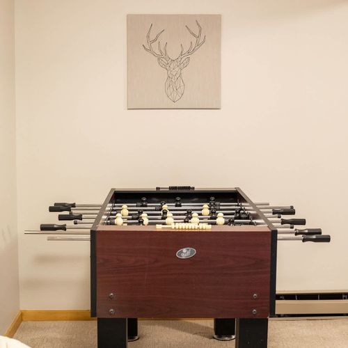 Foosball table in bedroom 5