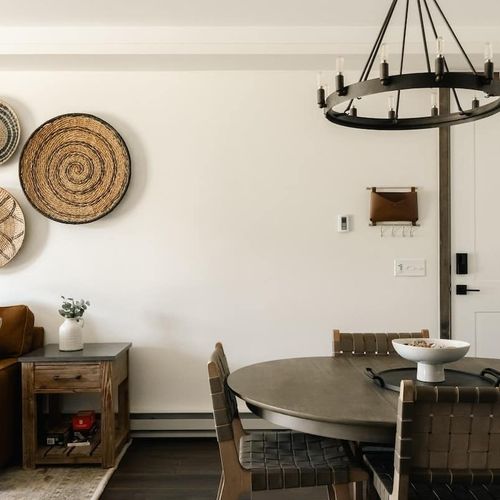 Dining area and entry