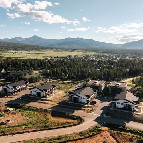 Aerial of neighborhood and Fraser Valley areas