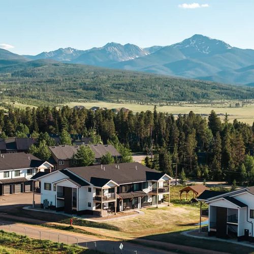 Aerial of neighborhood and Fraser Valley areas