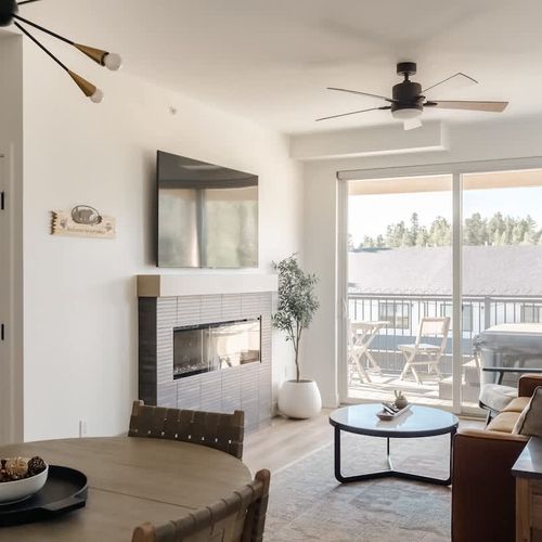 Dining and living areas