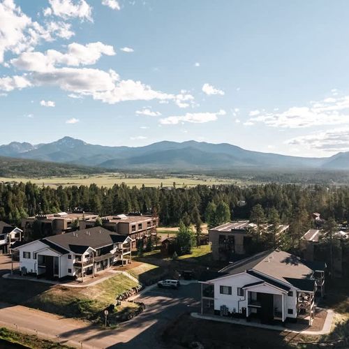 Aerial of neighborhood and Fraser Valley areas