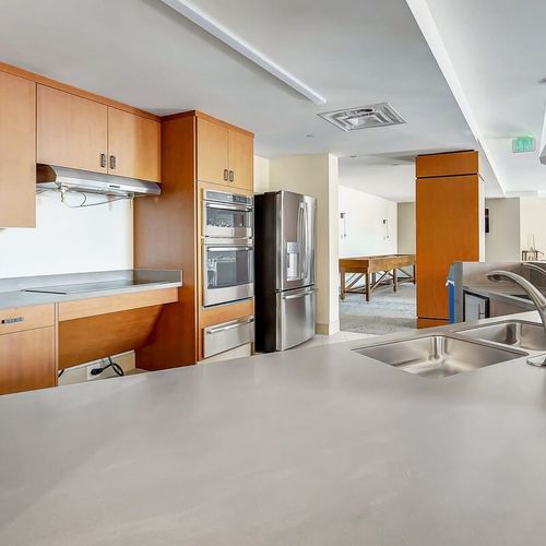 Community room kitchen