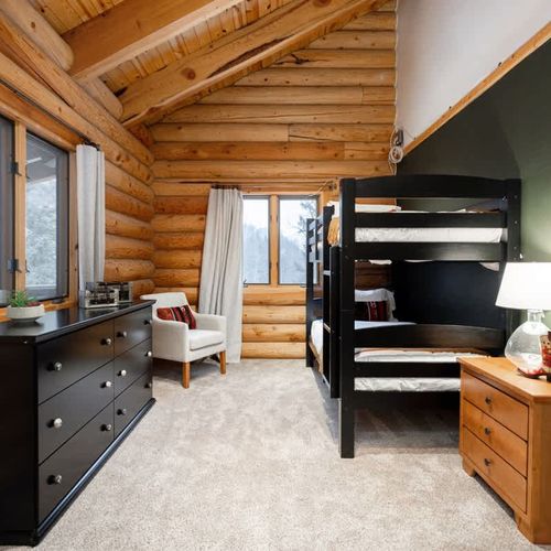 Bedroom 2 with twin bunk bed