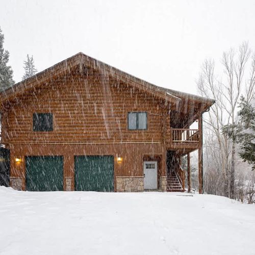 Driveway parking + 2-car heated garage