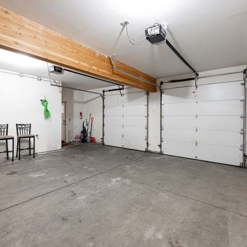2-car heated garage!