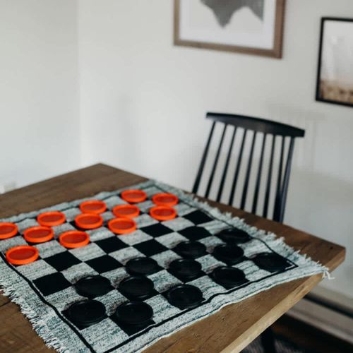 Oversized checkers
