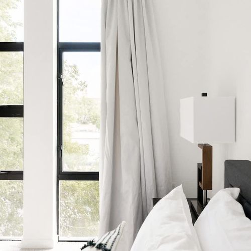 A view from the 2nd bedroom's windows