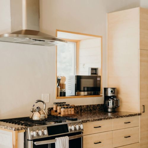 Just some of the kitchen appliances at your disposal