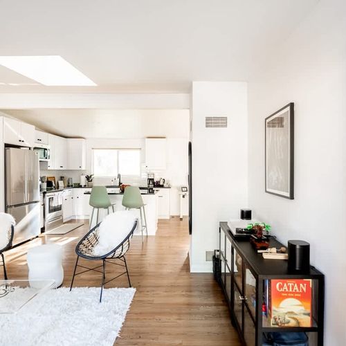 Living area from the front door