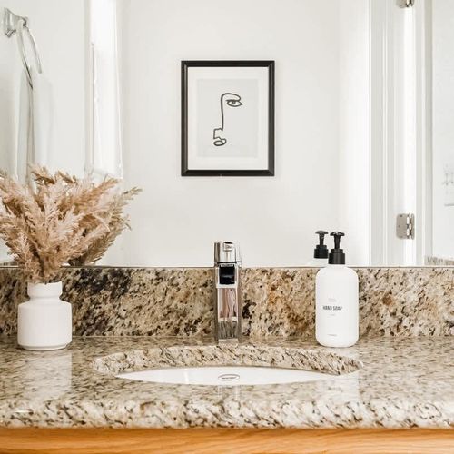 Half bathroom on main level