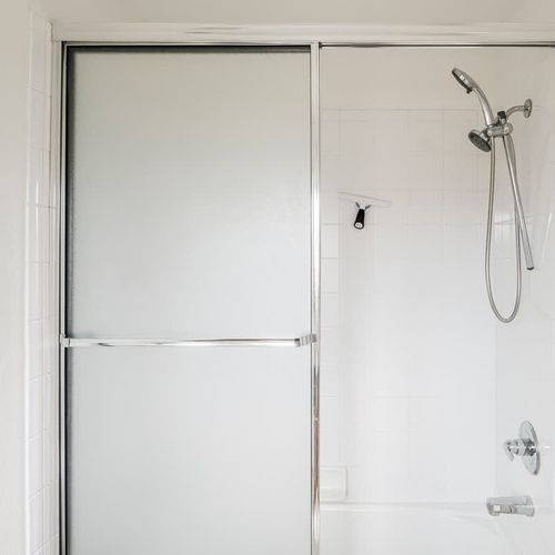 Shower tub combo in ensuite bathroom 2